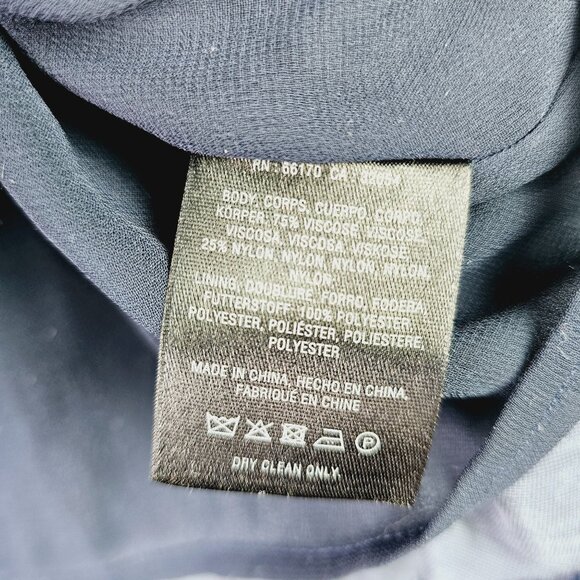 Floreat Anthropologie Blue Crushed Velvet Front Pocket Dress, NWOT, Sz XS - Picture 10 of 10